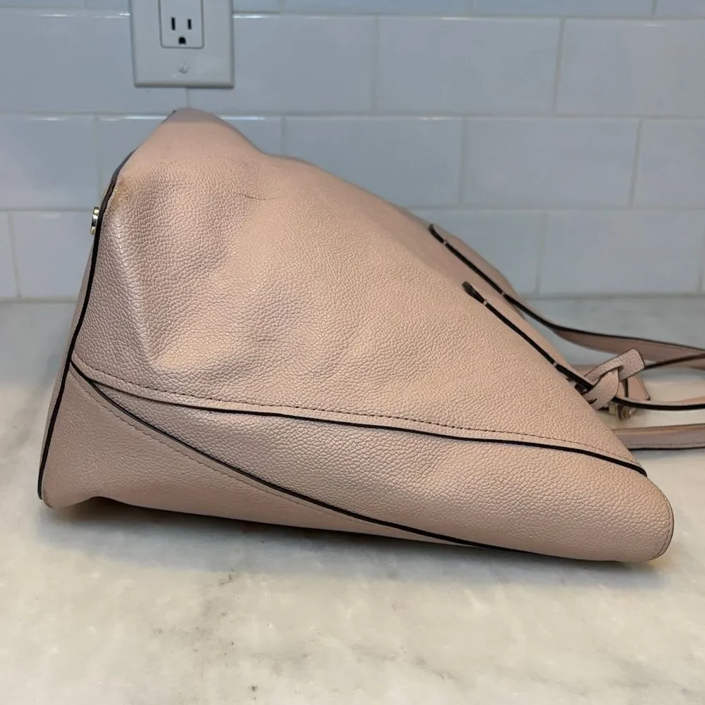 Kate Spade Bag Purse Handbag Leather Tote Bag Pebbled Large Margaux Pocketbook